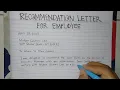 How to Write A Recommendation Letter for Job Employee Step by Step Writing Practices