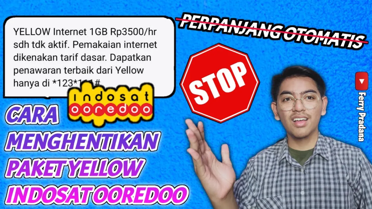 CARA UNREG PAKET DATA PAKET INTERNET INDOSAT