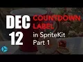 Countdown Timer in SpriteKit and Swift 4 Part 1
