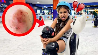 للاسف بسبب التزلج في حلبة الجليد رانية كانت غتهرس 