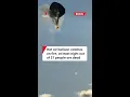 Hot air balloon catches on fire, at least eight out of 21 people are dead