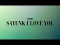 Download Lagu CHOMBI - SAYUNK I LOVE YOU (LIRIK VIDEO)