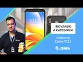 Vídeo Coletor de Dados Zebra TC22 2D QR Code Imager SE55 Longa Distância - Touch 6 Polegadas, Qwerty, Wi-Fi 6, Bluetooth, Câmera 16MP, Android 13