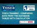 Tosca Training Comparing Data from Two Database Tables