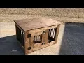 How to build a Dog Crate Made with 2x4 s and Rebar