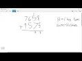4th Grade Math Addition with the Standard Algorithm