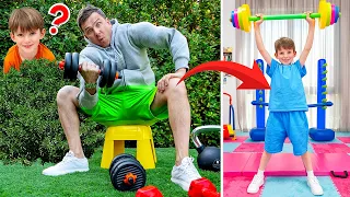 A Day as Grown-Ups: Kids Try Doing Everything Adults Do