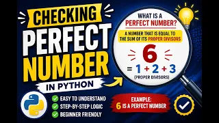 Perfect Number Check Python Interview Questions - 4