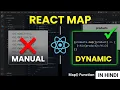 Map Function In React JS Render Lists Dynamically in React ReactJS Tutorial in Hindi