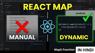 Map Function In React JS Render Lists Dynamically in React ReactJS Tutorial in Hindi