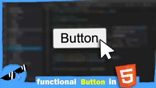 Make a Functional Button with HTML CSS JavaScript in 1 Minute