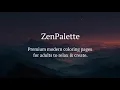 Zen Palette - Free Printable Adult Coloring Pages