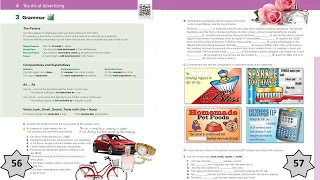 الوحدة الرابعة Mega Goal 1 The Art Of Advertising الدرس الثاني Grammar Pages 56 57 