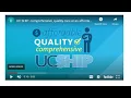 UC SHIP Benefits Series Comprehensive Quality Care at an Affordable Price