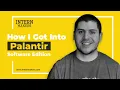 How I got Into Palantir - Software Edition TIPS on landing a job as an international student