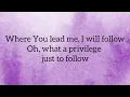I Will Follow || Charles Weems|| lyrics 