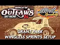 Grant Park Custom setup for the Wingless Sprints World of Outlaws Dirt Racing 24