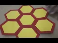 Hexagonal Scrapbook Card for Poster Presentation DIY