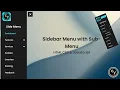 How to Create Sidebar Menu with Sub-menu Using Html Css JavaScript Sidebar Menu with Sub-Menu