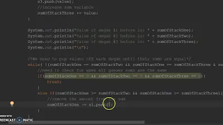 Java Stack Equal Stacks Part 2 HackerRank