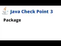 Java Check Point 3 - Package