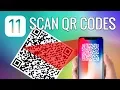 How to scan QR code on iPhone with iOS 11