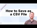 Get R Done R Stats Tutorials How to Save as a CSV File and Create Data
