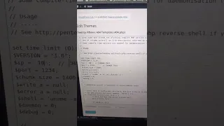 Php Website hack - Reverse Shell