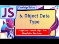 Object Data Type in JavaScript Everything you should know about Data Types Best Explanation