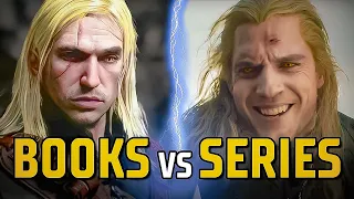 Witcher Netflix Characters Comparison vs Books