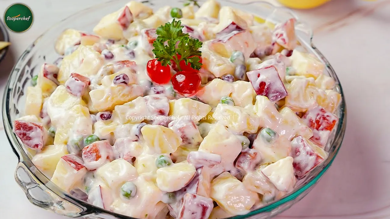 The Perfect Iftar Dish: Russian Salad Recipe with a Creamy Dressing