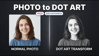 Transform Photos into ASCII Art and Dot Art Using EmojiCombos