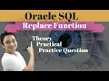 Tutorial How to replace Value using Replace Function in Oracle SQL Database