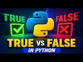 Booleans in Python Explained True False in Python Programming with Easy Examples