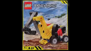 LEGO 412504 Instructions | Technic | Wheeled Excavator | Magazine Gift