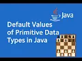 What is the default value of a primitive data type in Java Q27