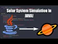 I programmed a Solar System simulation in JAVA