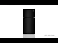 Maytag 20 5-cu ft Top-Freezer Refrigerator Black