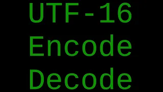 Base 7 Unicode Conversions part 2
