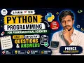 Python Programming for Pharmaceutical Sciences Unit 1 Important Questions Answers B Pharm 1st