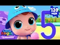 Lima Bayi Kecil Main Air | Little Angel | Kartun dan Lagu Anak | Moonbug Kids Indonesia