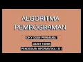 Tugas Akhir Algoritma Pemrograman Praktik 9 10 11 pengulangan while Do - while For