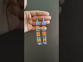 Beaded earrings in native style Tutorial