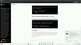 python numpy array count