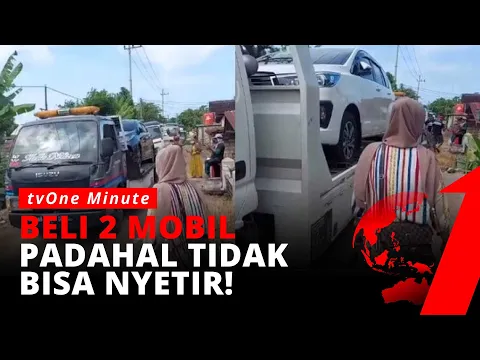 Jadi Miliarder Dadakan, Warga Ini Langsung Beli 2 Mobil Walau Tak Bisa Kemudikannya | tvOne Minute