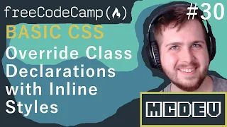 Override Class Declarations with Inline Styles Basic CSS Solution Overview