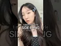 Download Lagu HOW TO DO A SIDE BANG UNDER 1 MINUTE ~ hope ur having a good day! #hairstyle #hairtutorial #hairtips