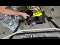 HOW TO REMOVE THE RYOBI 40 VOLT MOWER MULCHER PLUG AND HOW TO PUT IT BACK
