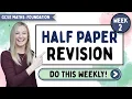 Half a GCSE Maths Paper Every Week Week 2 Foundation Edexcel Revision