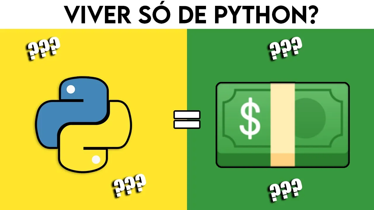 DÁ PRA VIVER DE PYTHON???